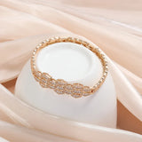 Bracciale Vintage in Oro Rosa con Cristalli - Emma e Gemma