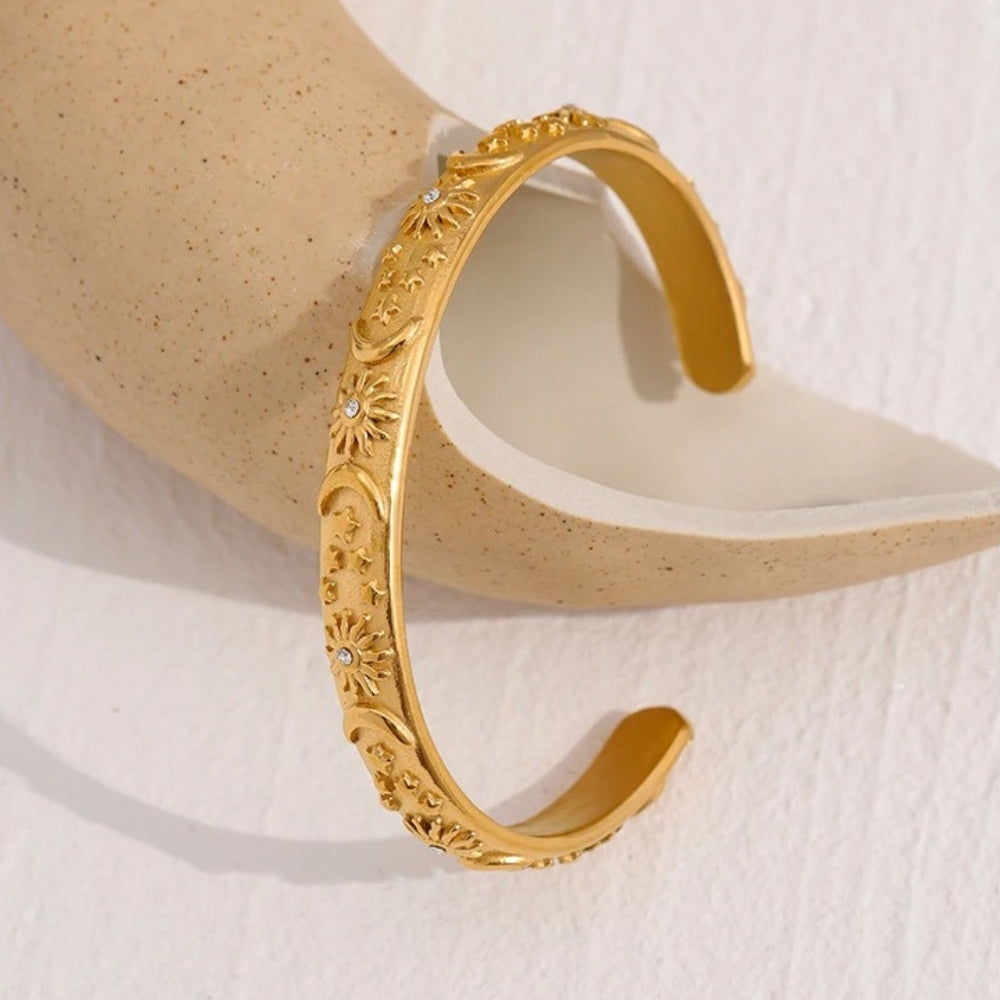 Bracciale Vintage con Luna Stella Sole - Emma e Gemma