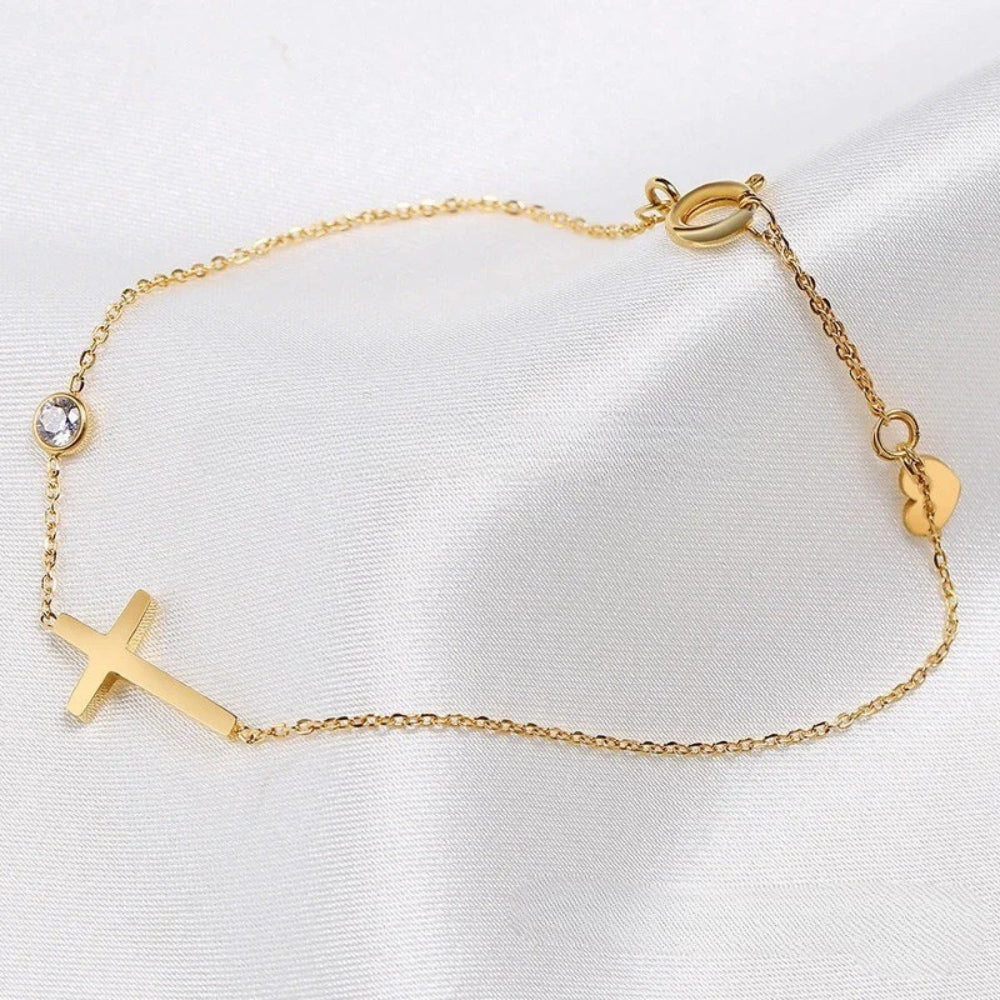 Bracciale in Oro con Charme Spirituale - Emma e Gemma