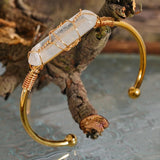 Bracciale in Cristallo Avvolto in Filo d'Oro Vintage - Emma e Gemma