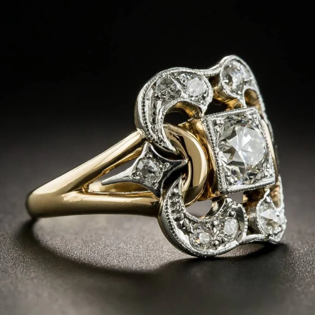 Anello in Zirconia Vintage - Emma e Gemma