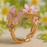 Anello in Zirconia Farfalla Naturale, immagine 4 - Emma e Gemma