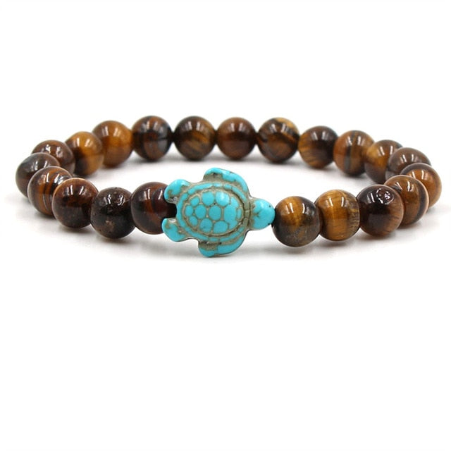 Braccialetti in Pietra Naturale Unica a Forma di Tartaruga, immagine 3 - Emma e Gemma