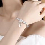 Bracciale Sognatore Regolabile in Argento 925, immagine 2 - Emma e Gemma