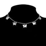 Collana a Farfalla Placcata in Argento e Oro, immagine 3 - Emma e Gemma