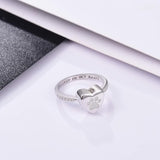 Anello Urna a Stampa di Zampa a Cuore – Gioielli di Cremazione in Memoria dell'Animale, immagine 5 - Emma e Gemma